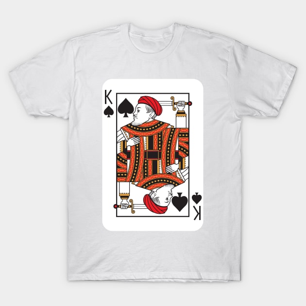 King Card T-Shirt by akawork280